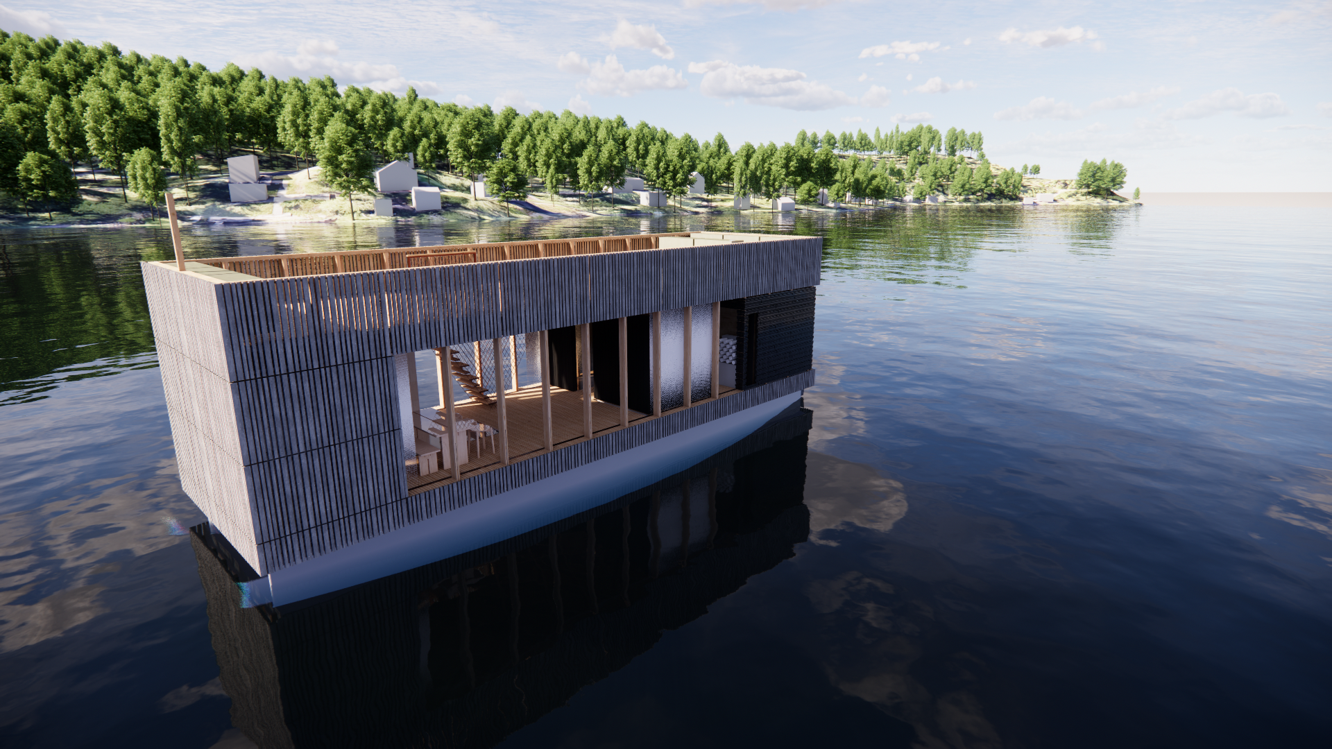Hydrogen Sauna Boat